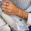 Pulseras enchapadas en oro de 18K