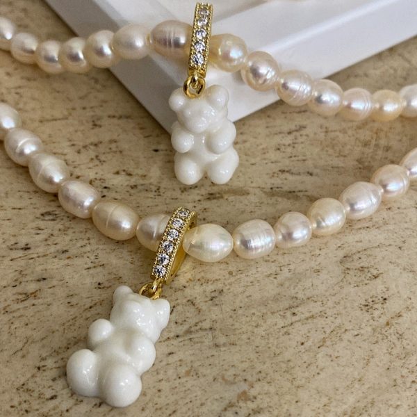 Pearl Teddy Necklace