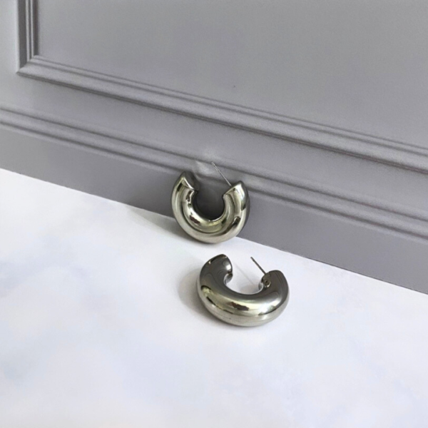 argollas extra chunky resistentes al agua, waterproof.