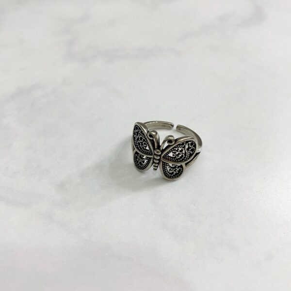 Silver Butterfly Ring