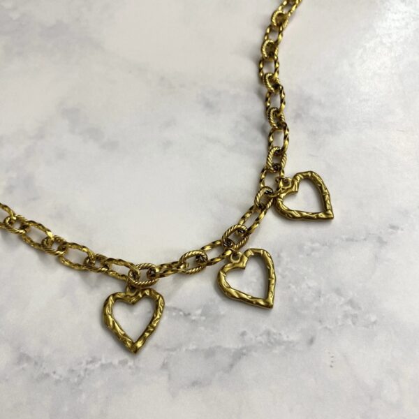 Trio Hearts Necklace
