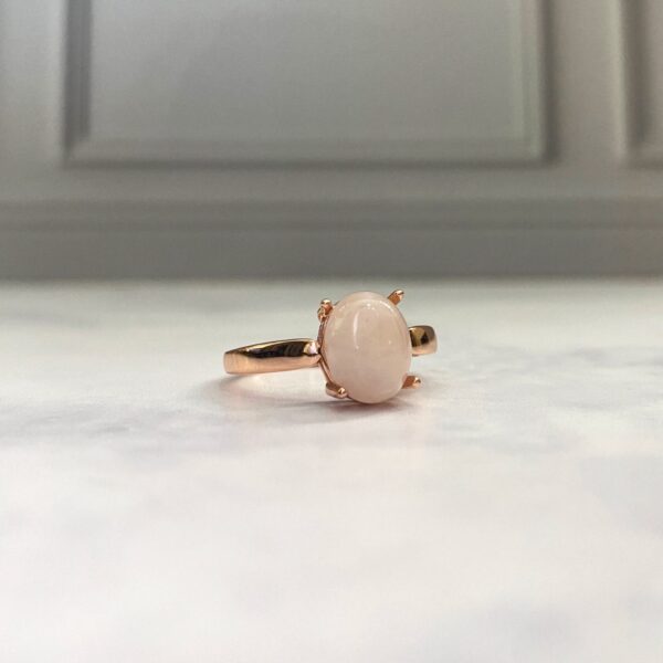 Cuarzo Rosa Golden Ring